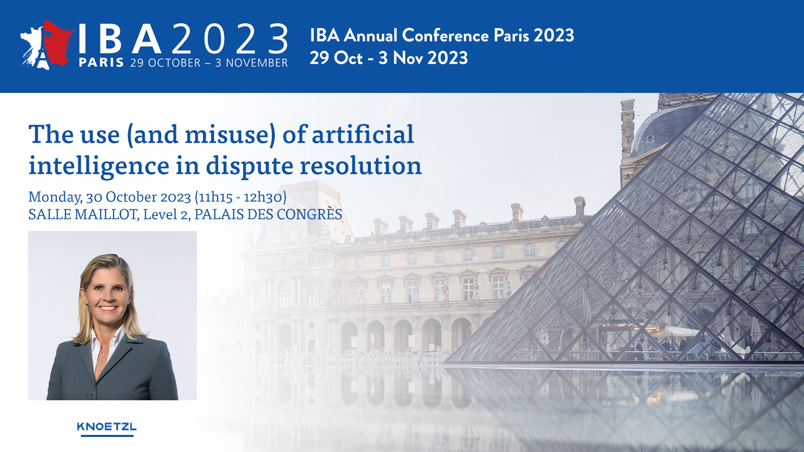 International Bar Association Annual Conference Paris 2023 KNOETZL